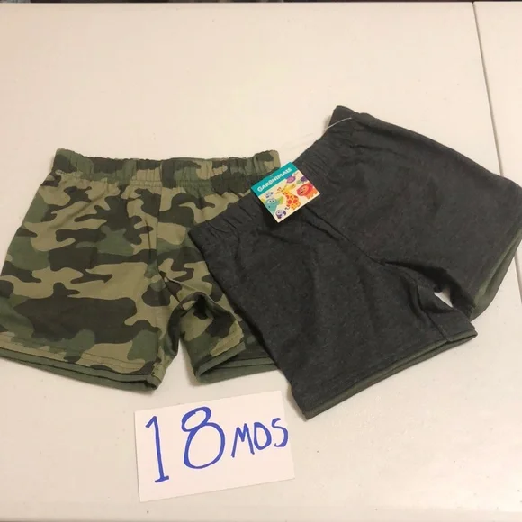 2 Garanimals Shorts 18 Months - Picture 1 of 12